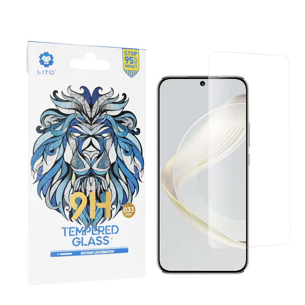 Pellicola protettiva per schermo Lito Classic per Huawei nova 12s / nova 11, Vetro temperato, Full Glue, 2.5D - immagine 1