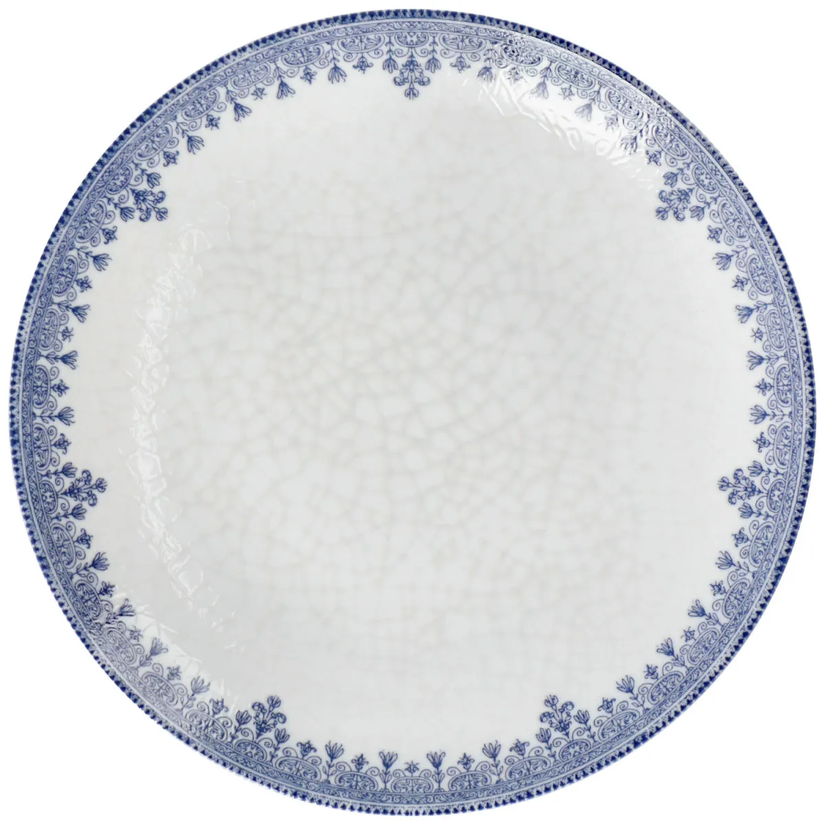 6x VEGA Piatto Nonna piano; 31 cm (Ø); bianco/blu; rotonda; 6 pz. / Pacco - immagine 1