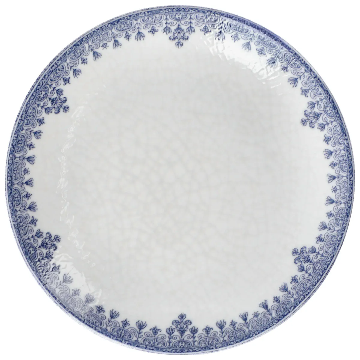 6x VEGA Piatto Nonna piano; 20.5 cm (Ø); bianco/blu; rotonda; 6 pz. / Pacco - immagine 1