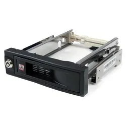 Box interno hard disk 3.5" SATA Rack Hot Swap 5.25 HSB100SATBK - immagine 1