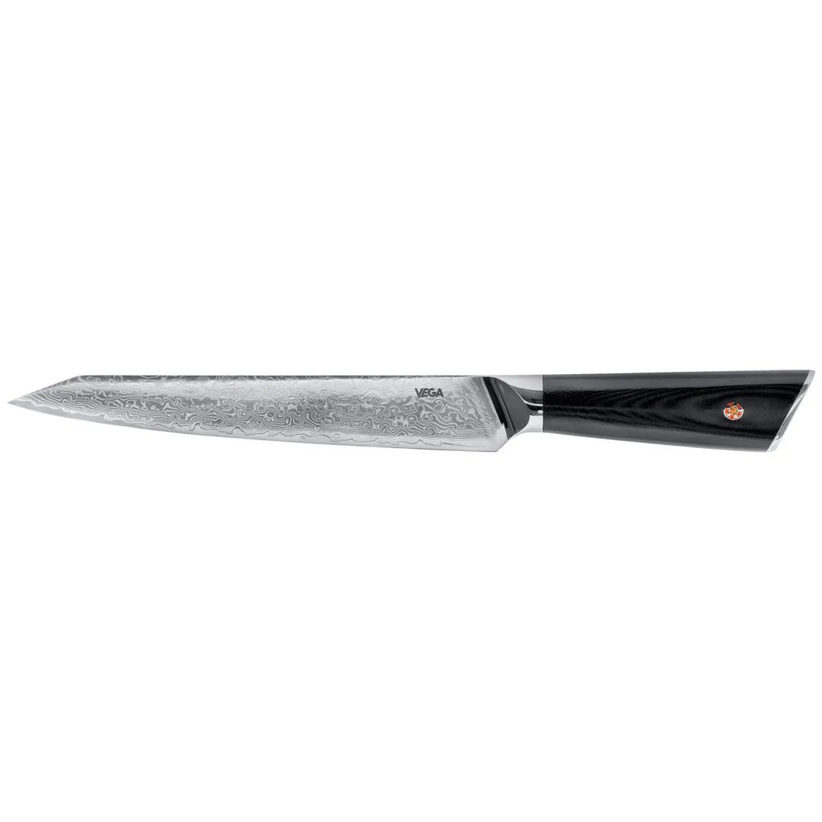 VEGA Coltello trinciante Aurora; lunghezza lama 20 cm, 33.5 cm (L); nero - immagine 1