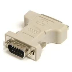 Connettore video da Dvi a Vga F M Black DVIVGAFM - immagine 1