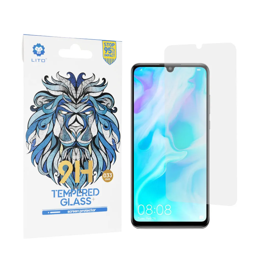 Pellicola protettiva per schermo Lito Classic per Huawei P30 lite New Edition / P30 lite, Vetro temperato, Full Glue, 2.5D - immagine 1