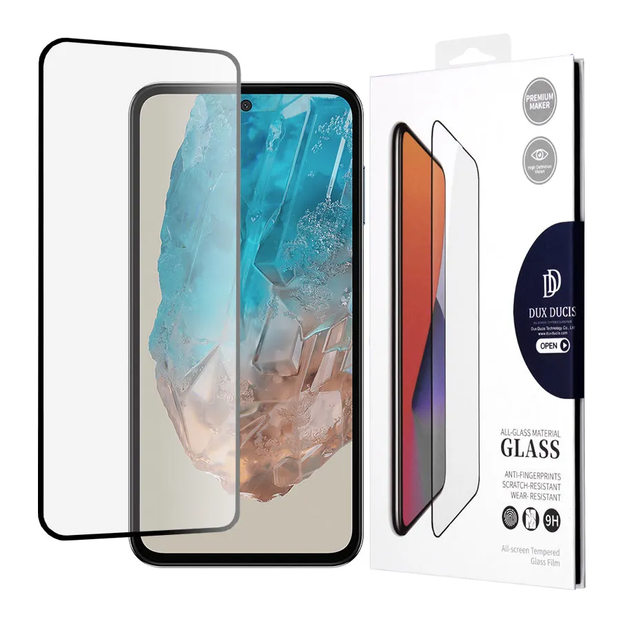 Pellicola protettiva per schermo DUX DUCIS per Samsung Galaxy M35, Vetro temperato, Edge Glue, Nero - immagine 1