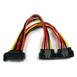 Cavetto interno Splitter Y di Alimentazione Sata Tipo Latch M F 0,15m PYO2LSATA - immagine 1