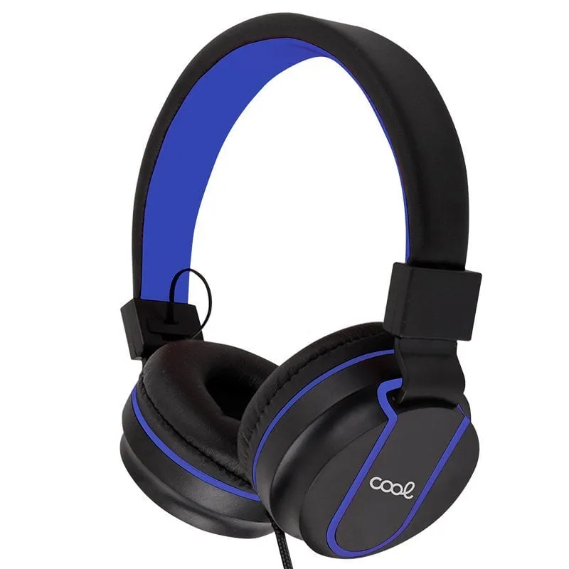 Fantastiche cuffie Toronto con jack per microfono da 3,5 mm nero/blu - immagine 1