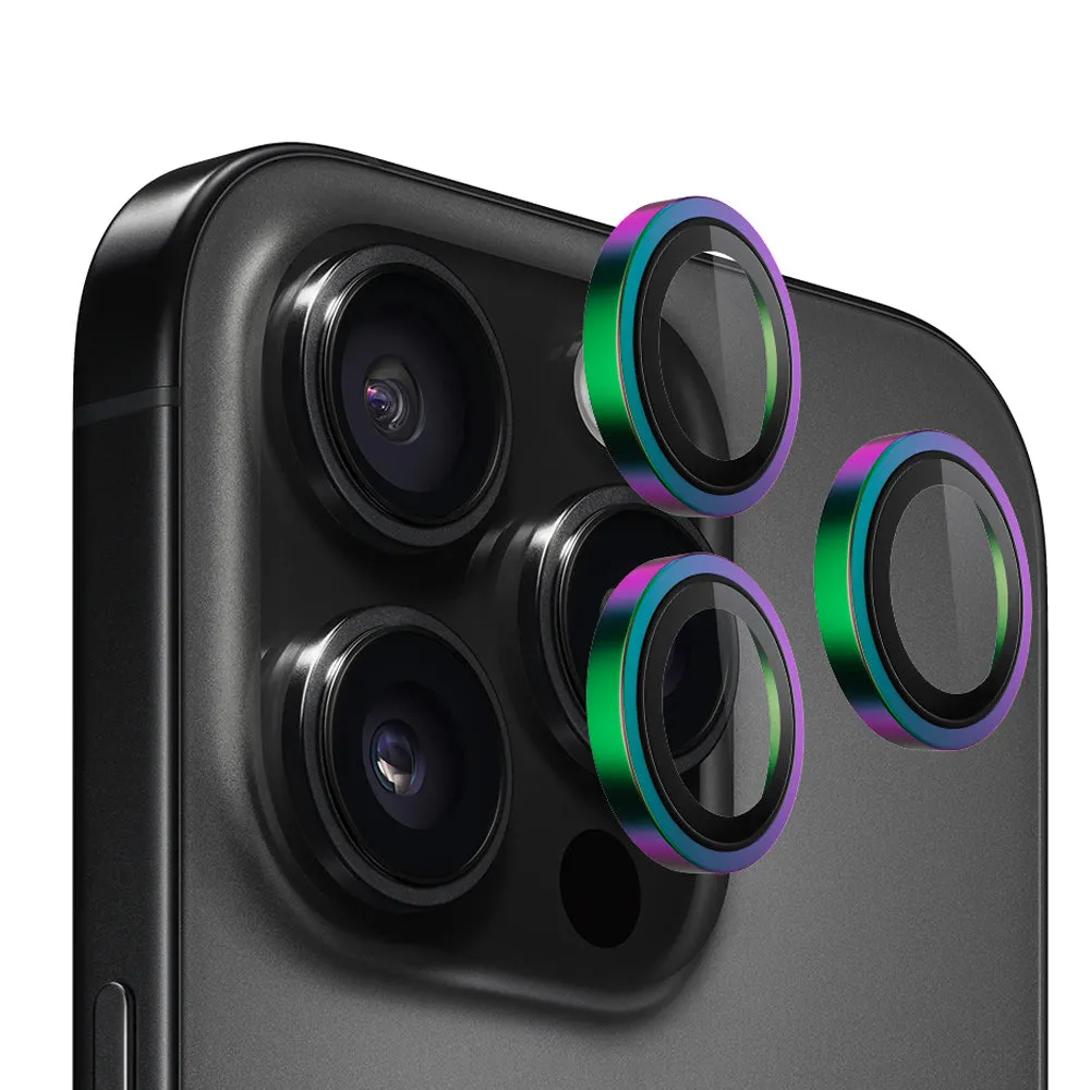 Pellicola protettiva per fotocamera posteriore Blueo Metal Frame per Apple iPhone 14 Pro Max / 14 Pro, vetro temperato, multicolore - immagine 1