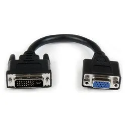 Adattatore video Dvi a Vga Black DVIVGAMF8IN - immagine 1