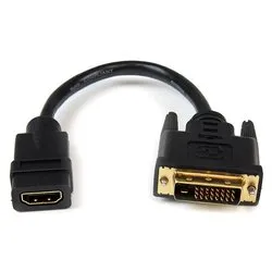 Adattatore video Hdmi a Dvi D Black HDDVIFM8IN - immagine 1