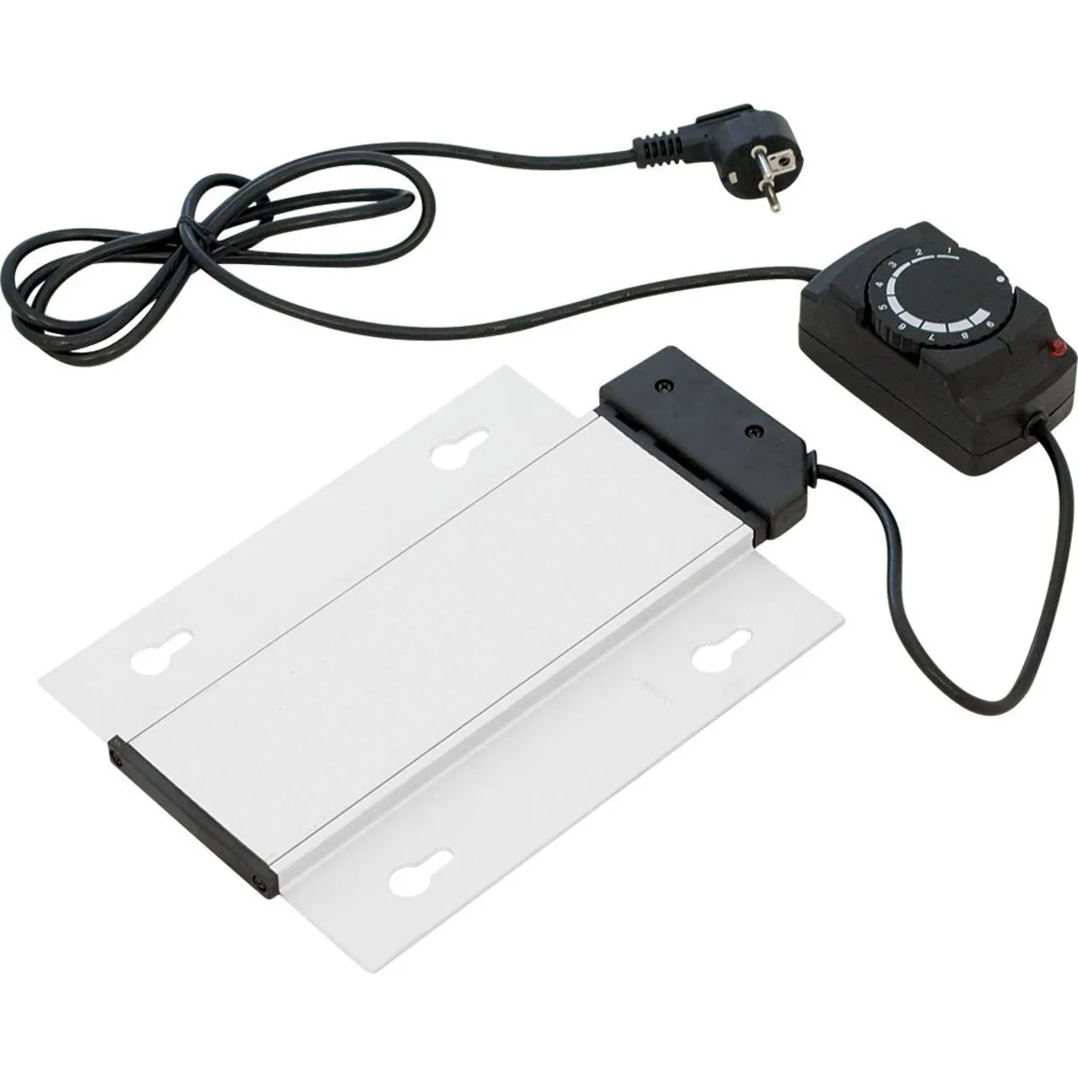 Stalgast Piastra elettrica riscaldante per chafing dish, con manopola di comando; 25x20 cm (LxP); argento - immagine 1