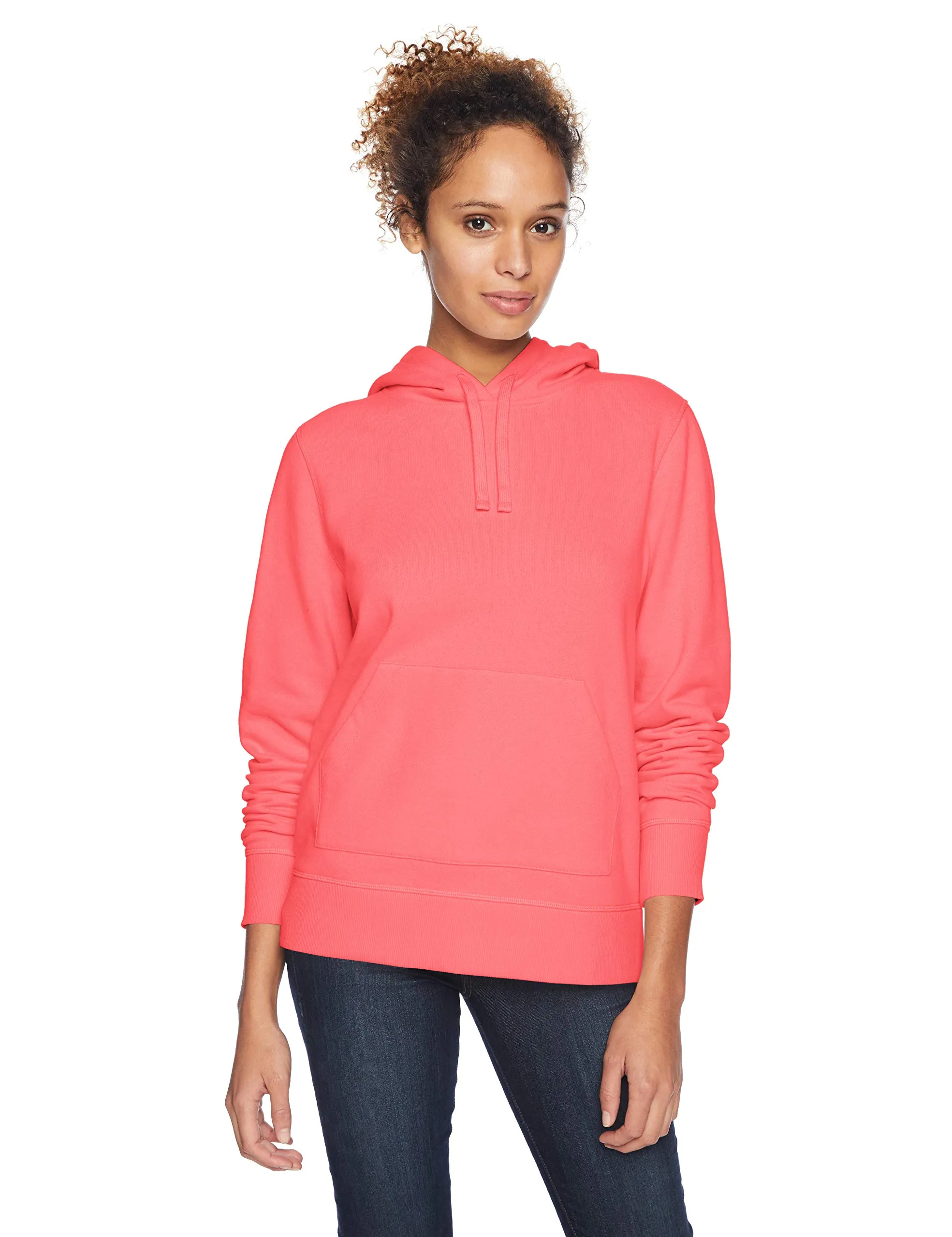 Amazon Essentials Felpa con Cappuccio in Pile vestibilità Regular (Taglie Forti Disponibili) Donna, Rosa Corallo, XXL - immagine 1