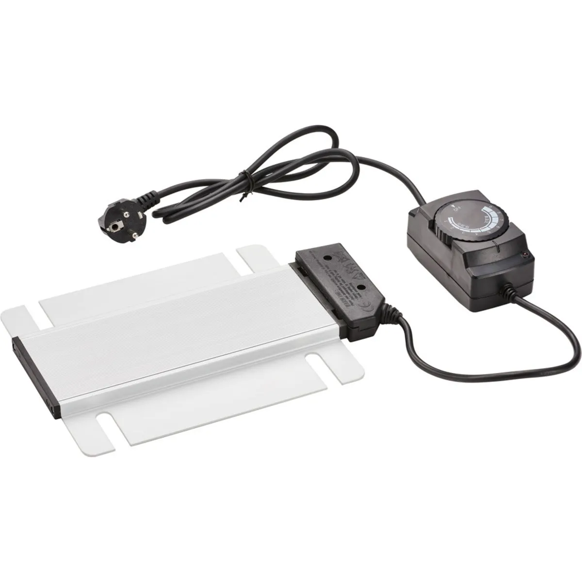 Stalgast Piastra elettrica riscaldante per chafing dish, con manopola di comando; 23x20 cm (LxP); argento - immagine 1
