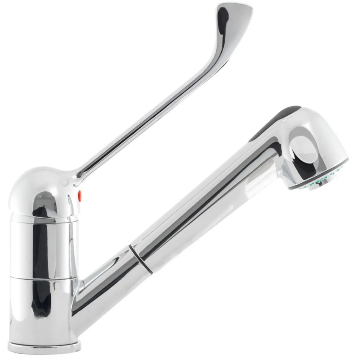 Stalgast Rubinetto con miscelatore, installazione monoforo, miscelatore monocomando; argento - immagine 1