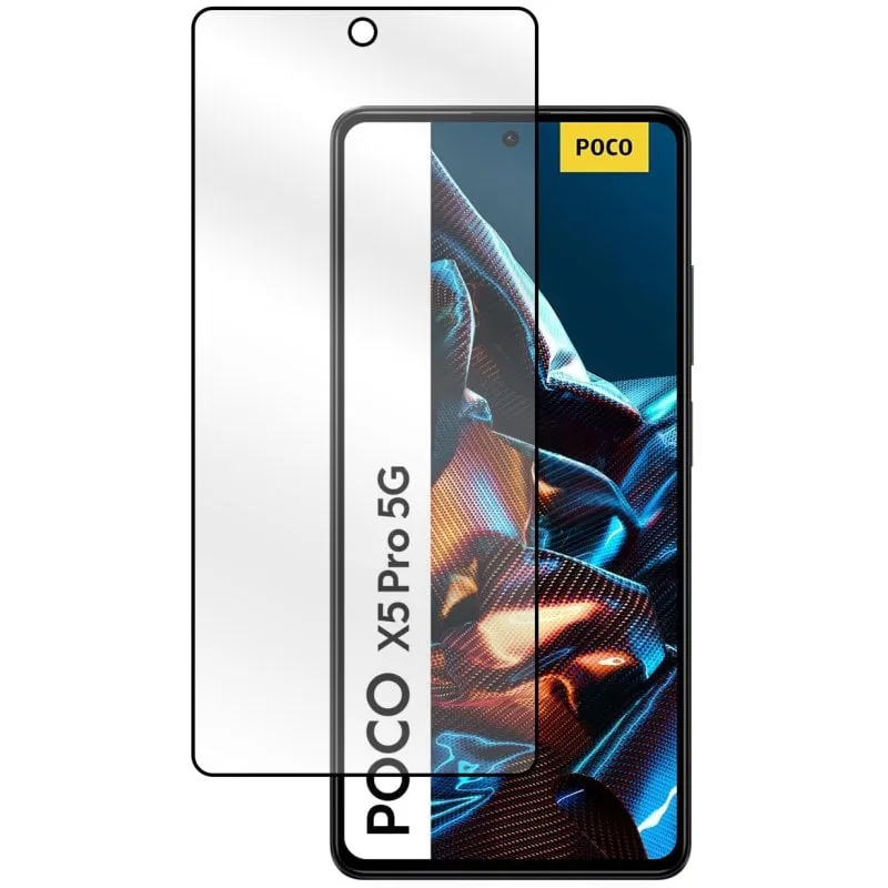 Pellicola protettiva in vetro temperato 3D PcCom Essential per POCO X5 Pro 5G - immagine 1