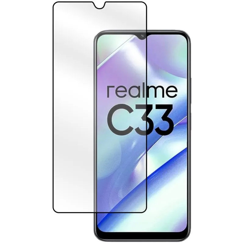 Pellicola protettiva in vetro temperato 3D PcCom Essential per Realme C33 - immagine 1