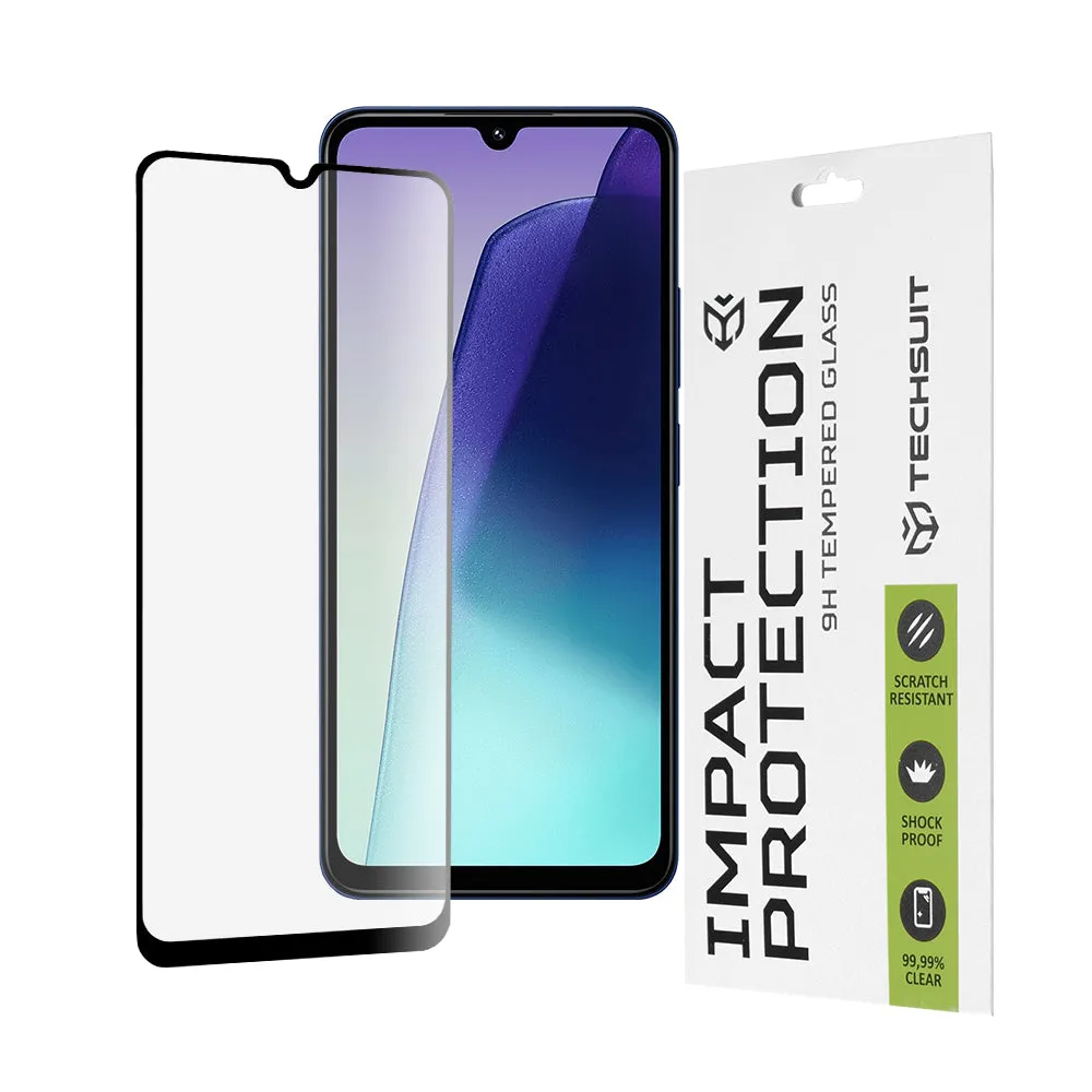 Pellicola Protettiva per Schermo Techsuit per Xiaomi Redmi A5 4G (Regionale) / 14C / Poco C75, Vetro Temperato, Full Glue, 111D, Nera - immagine 1