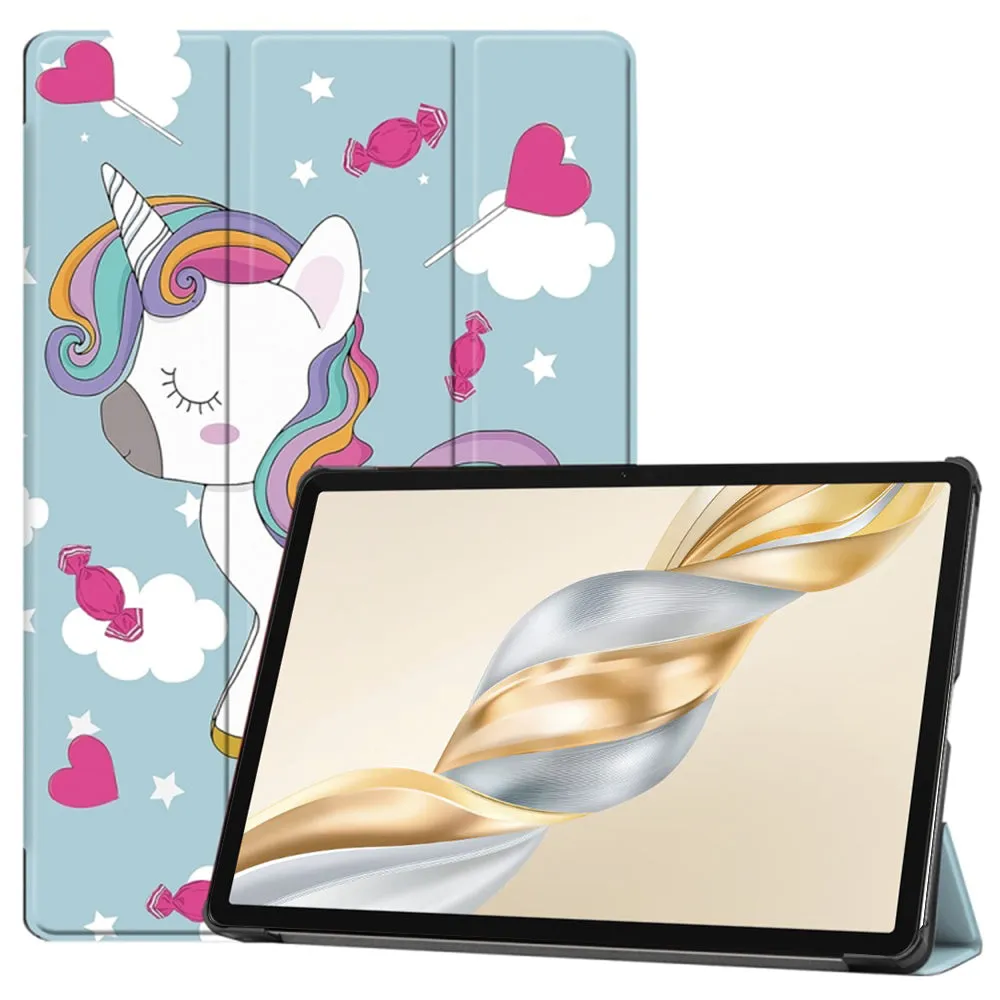 Custodia per Honor Pad X9a / X9 / X8 Pro, Techsuit, FoldPro Unicorn, Multicolore - immagine 1