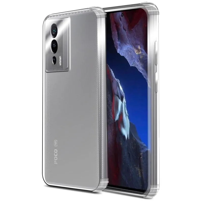 Custodia antishock trasparente PcCom Essential per POCO F5 Pro 5G - immagine 1