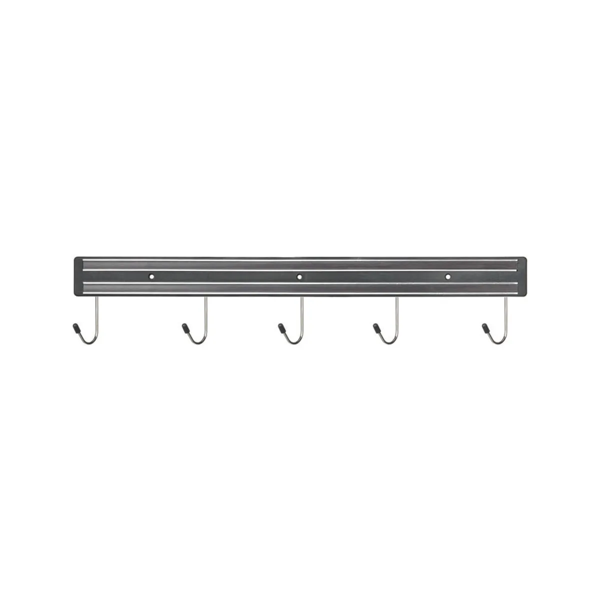 Stalgast Portacoltelli magnetico con 5 ganci; 445 cm (L); nero - immagine 1