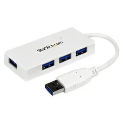 Hub USB 3.0 White 4 porte ST4300MINU3W - immagine 1