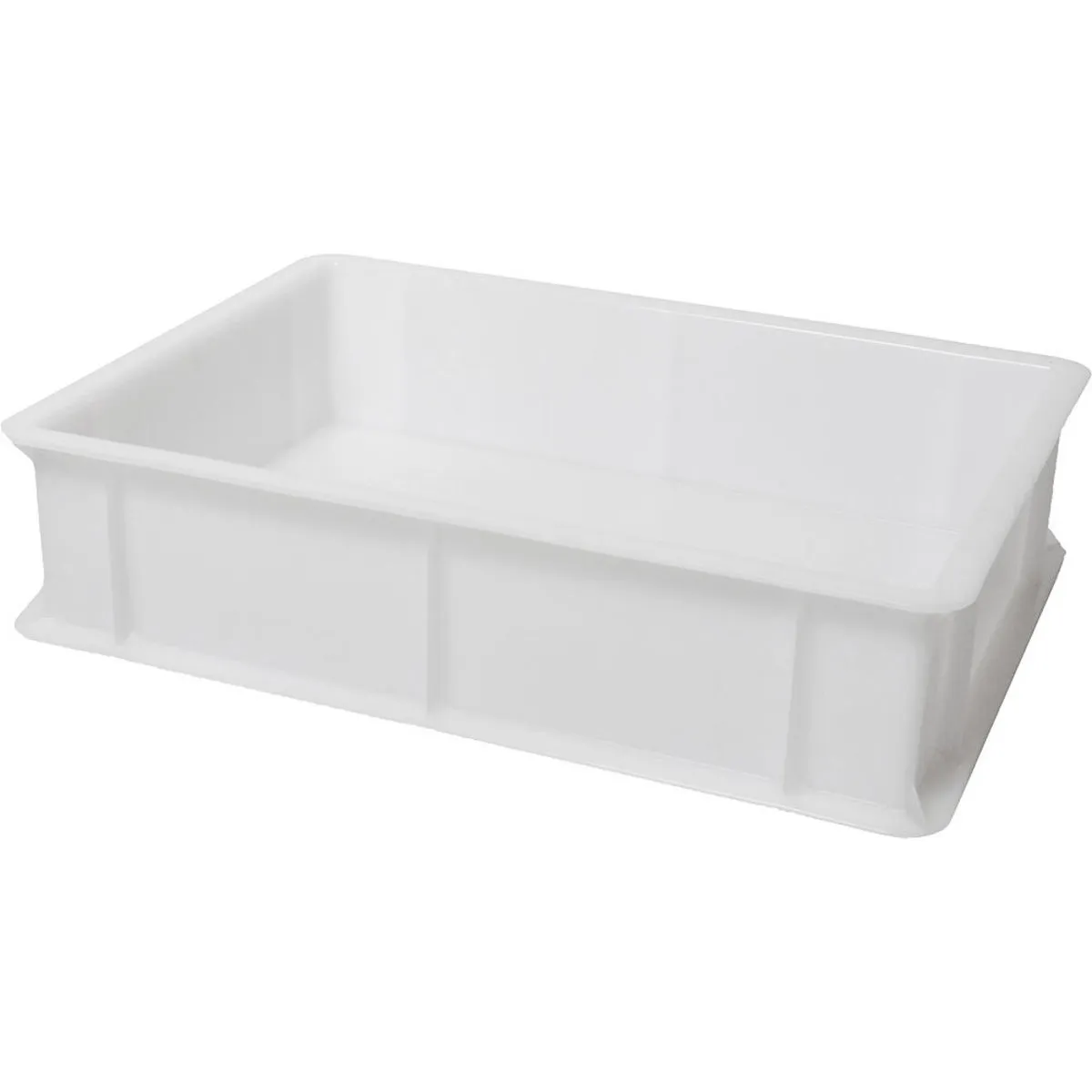 Stalgast Contenitore per impasto pizza in polipropilene; 30x40x10 cm (LxLxH); bianco - immagine 1