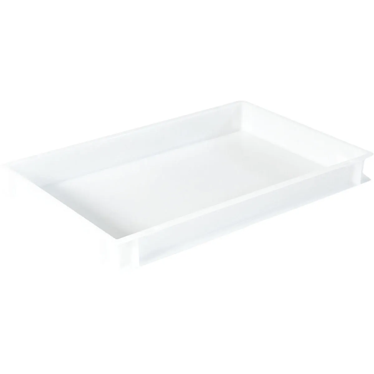 Stalgast Contenitore per impasto pizza in polipropilene; 40x60x10 cm (LxLxH); bianco - immagine 1