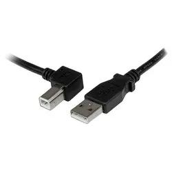 Cavo USB 2.0 Angolato Black 2m USBAB2ML - immagine 1