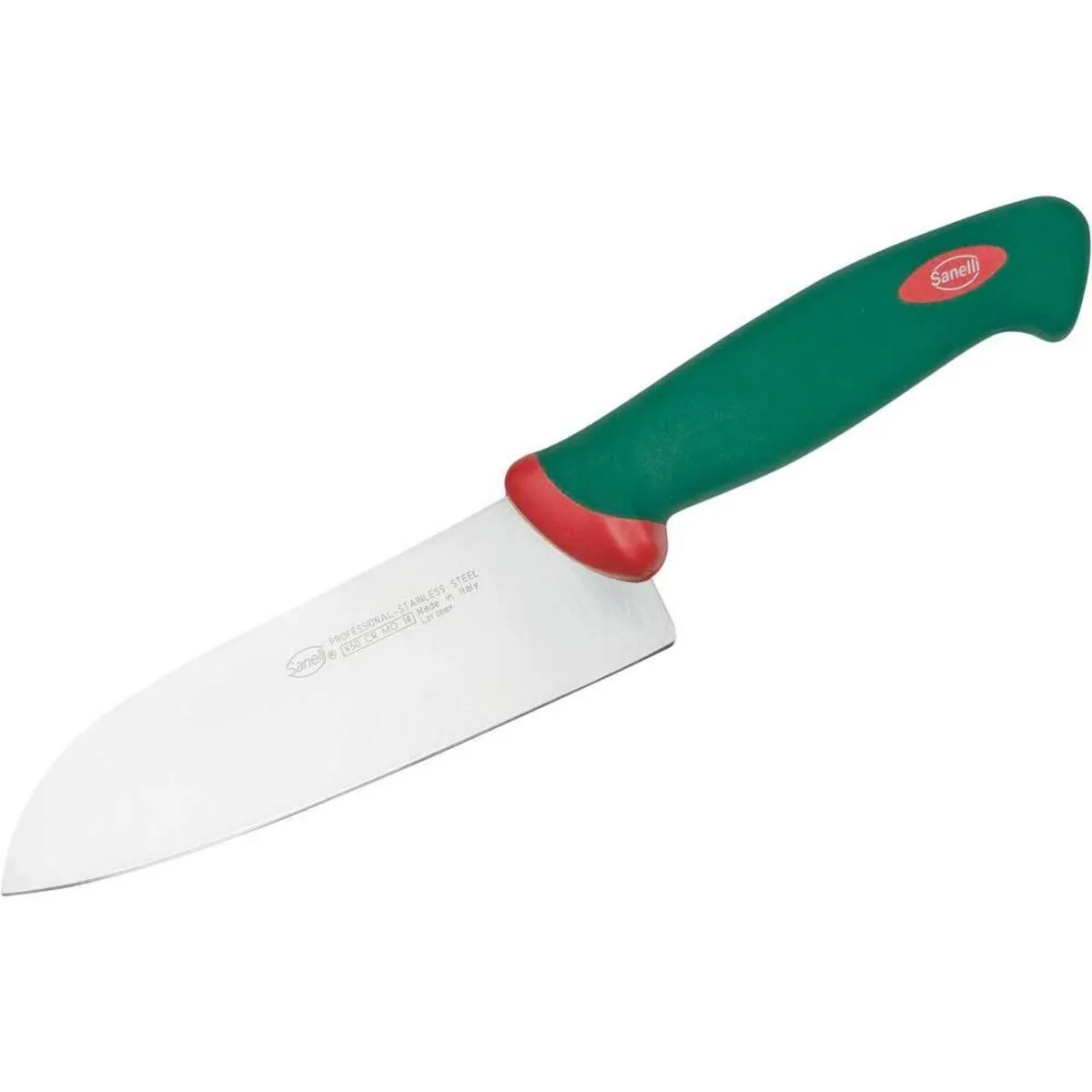 Sanelli Coltello Santoku PREMANA, manico ergonomico, lunghezza lama 16 cm; 16 cm (L); verde - immagine 1