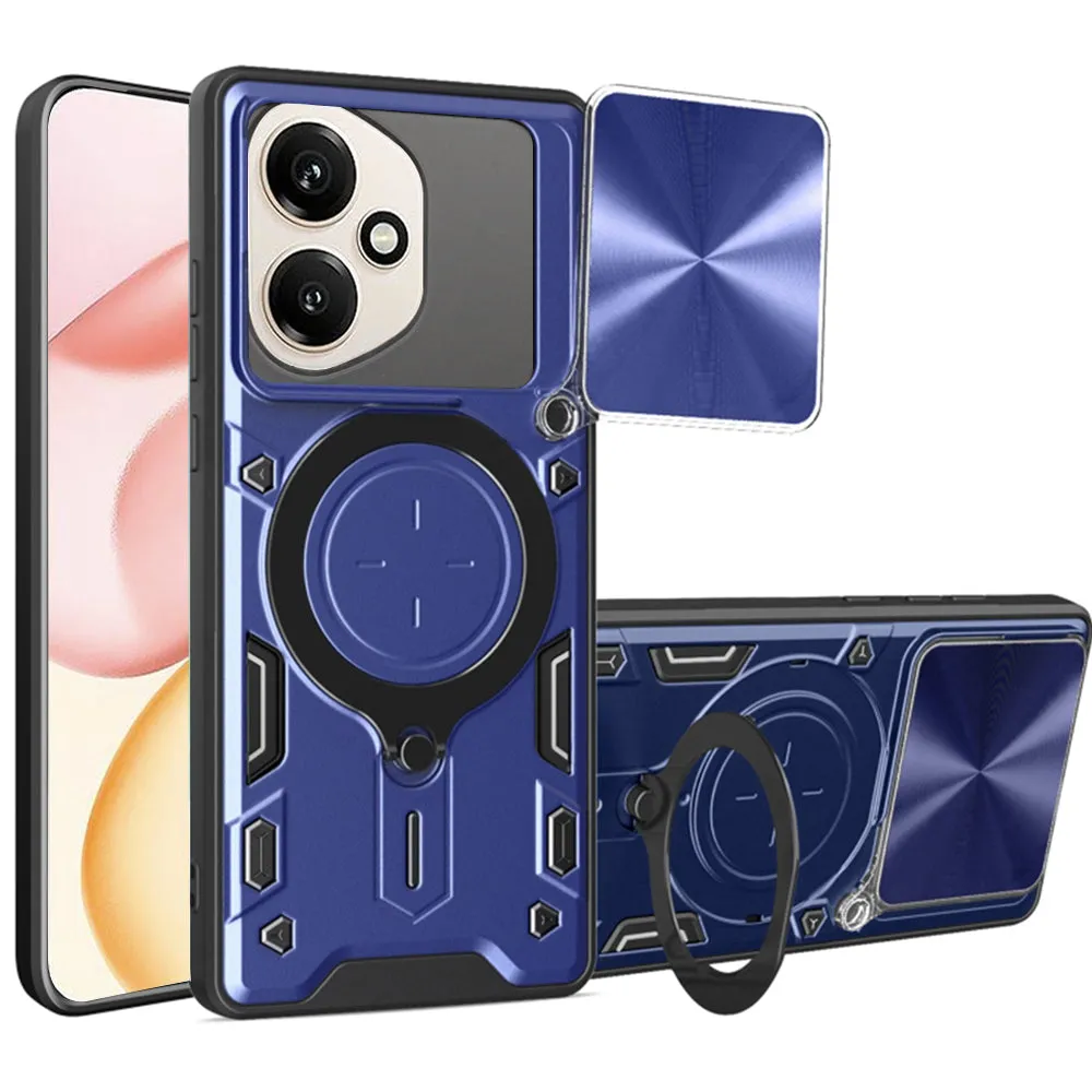 Custodia per Honor 400, Techsuit, CamGuard Pro, Blu - immagine 1