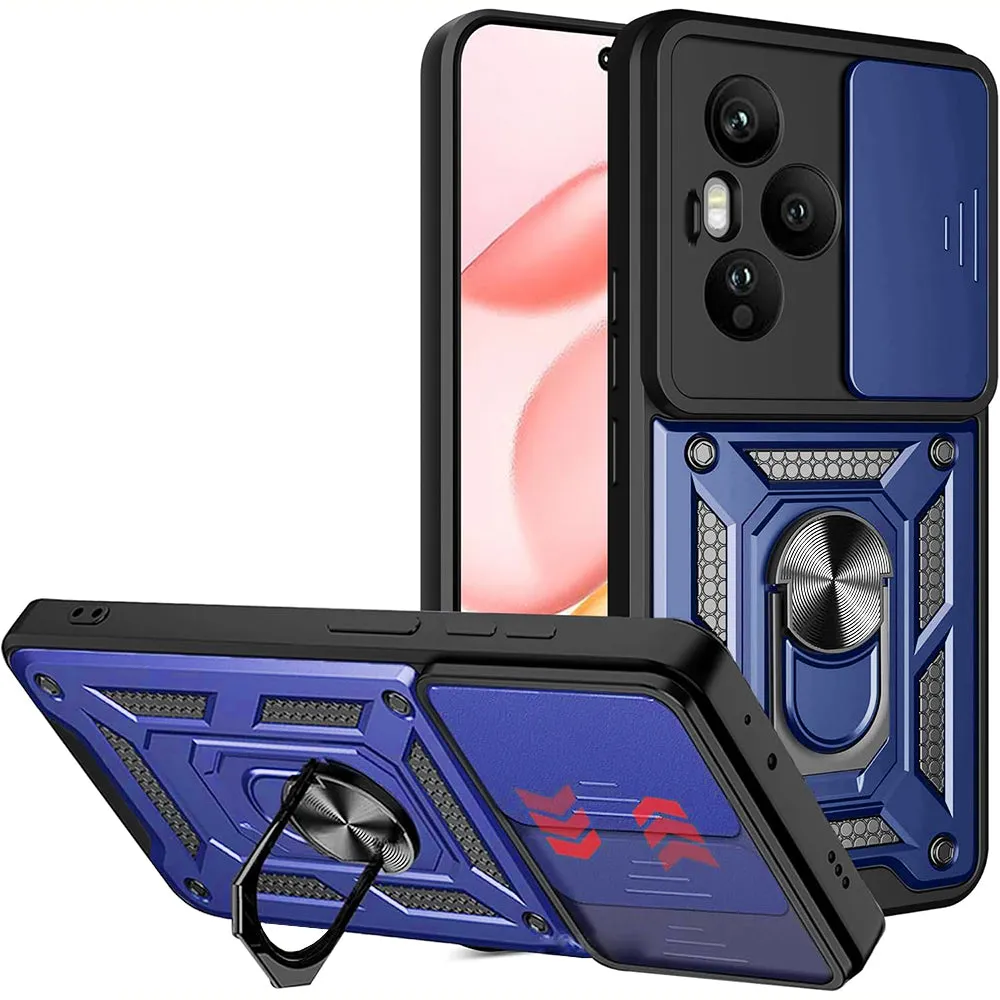Custodia per Honor 400 Pro, Techsuit, CamShield, Blu - immagine 1