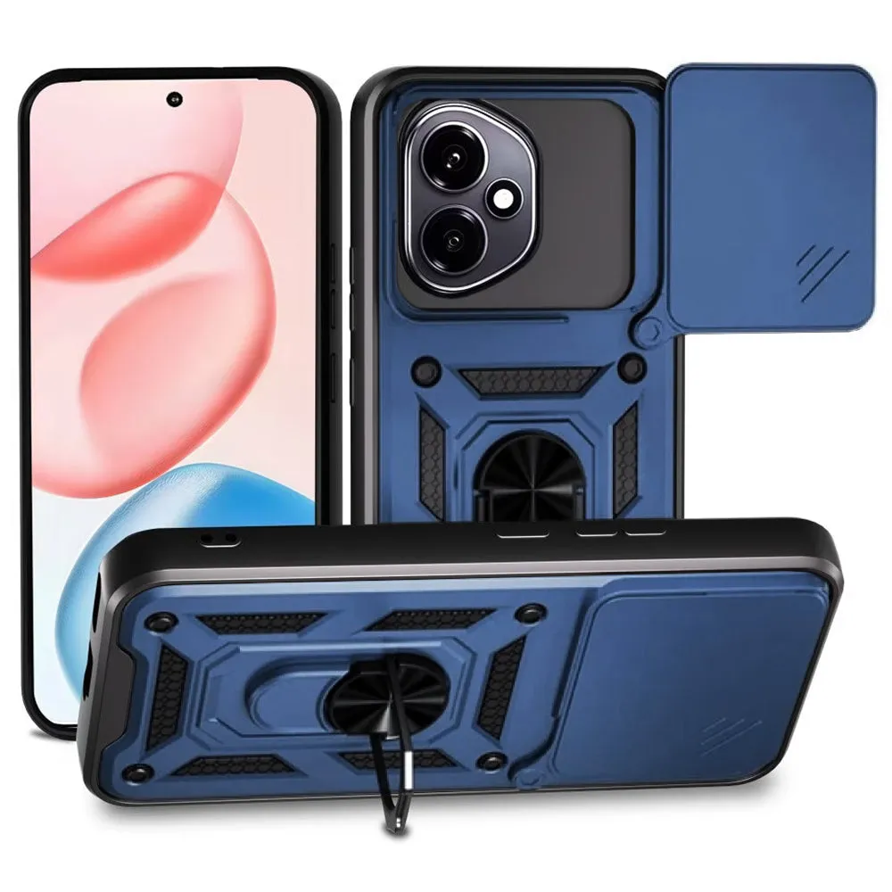 Custodia per Honor 400, Techsuit, CamShield, Blu - immagine 1