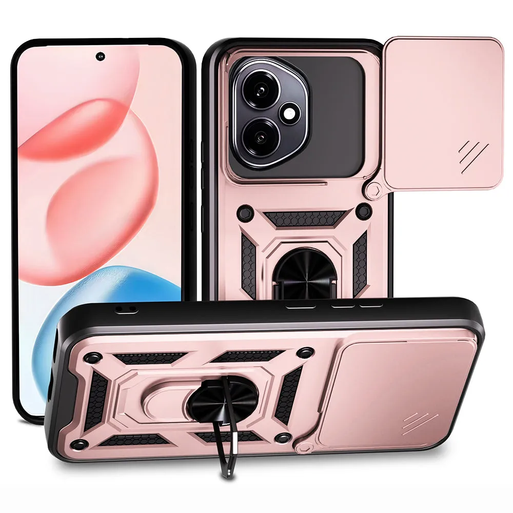 Custodia per Honor 400, Techsuit, CamShield, Rosa - immagine 1