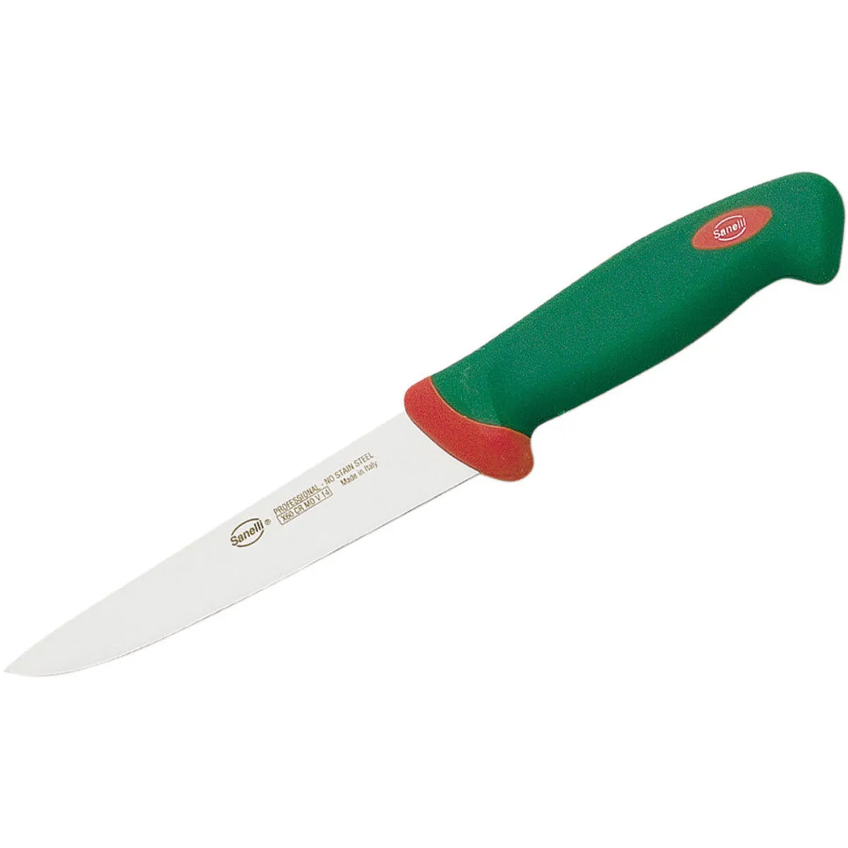 Sanelli Coltello da cucina PREMANA, manico ergonomico, lunghezza lama 16 cm; 15.5 cm (L); verde - immagine 1