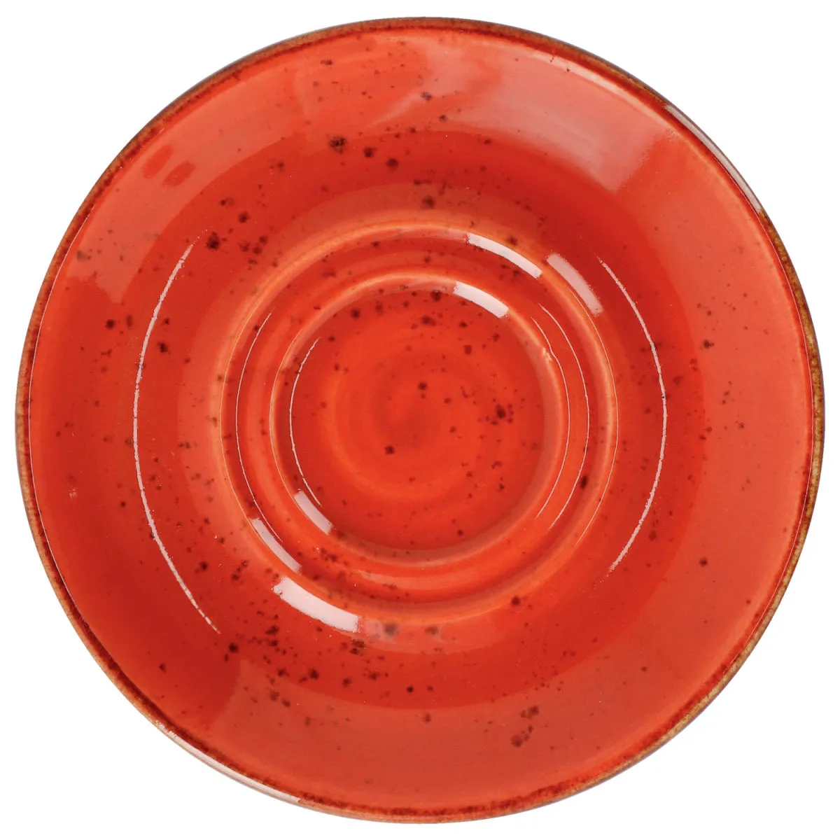 6x VEGA Piattino sottotazza combinabile Nebro; 15x2 cm (ØxH); rosso; 6 pz. / Pacco - immagine 1