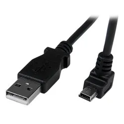 Cavo USB 2.0 Angolare Basso Black 2m USBAMB2MD - immagine 1