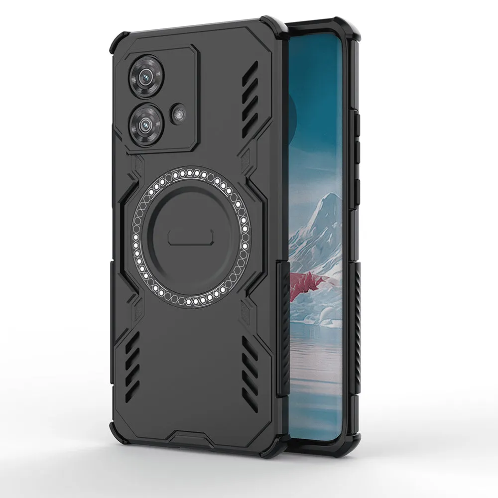 Custodia MagSafe per Motorola Edge 40 Neo, Techsuit, ArmorMag, Nera - immagine 1