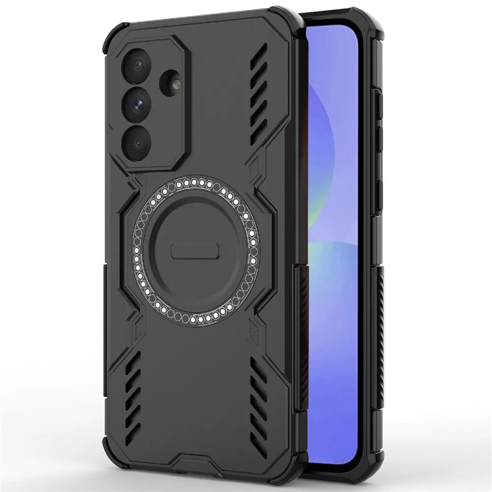 Custodia MagSafe per Samsung Galaxy A36 A366, Techsuit, ArmorMag, Nera - immagine 1