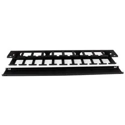 Gestore cavi rack 1U Orizzontale Black CMDUCT1UX - immagine 1