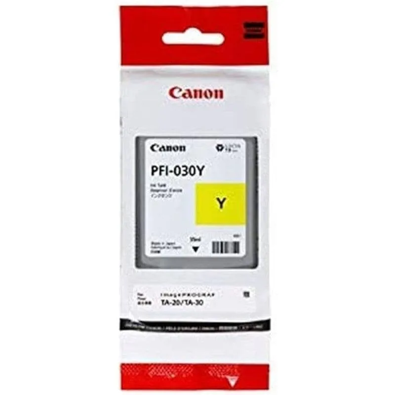 Cartuccia d'inchiostro Canon PFI-030Y 1 pezzo(i) Originale Giallo - immagine 1