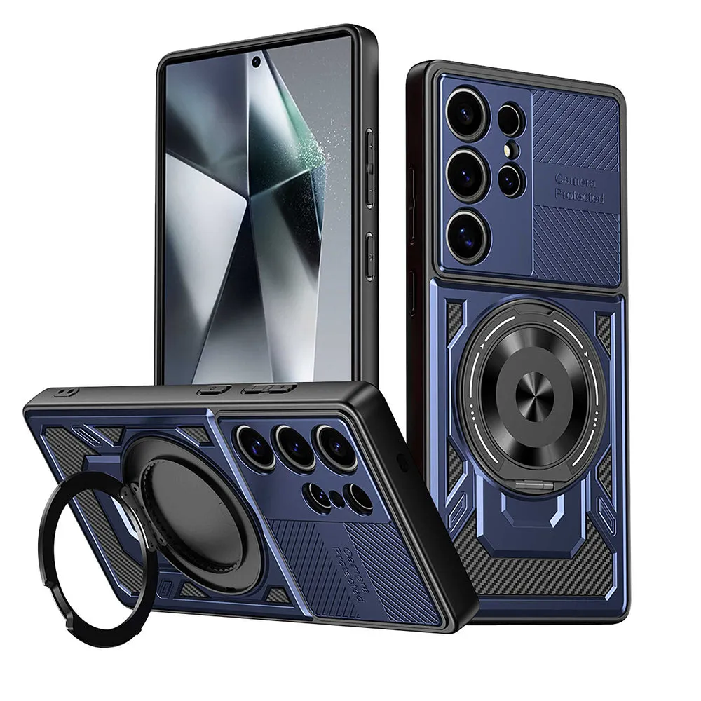 Custodia per Xiaomi Poco C75 / Redmi 14C, Techsuit, RuggedCam, Blu - immagine 1
