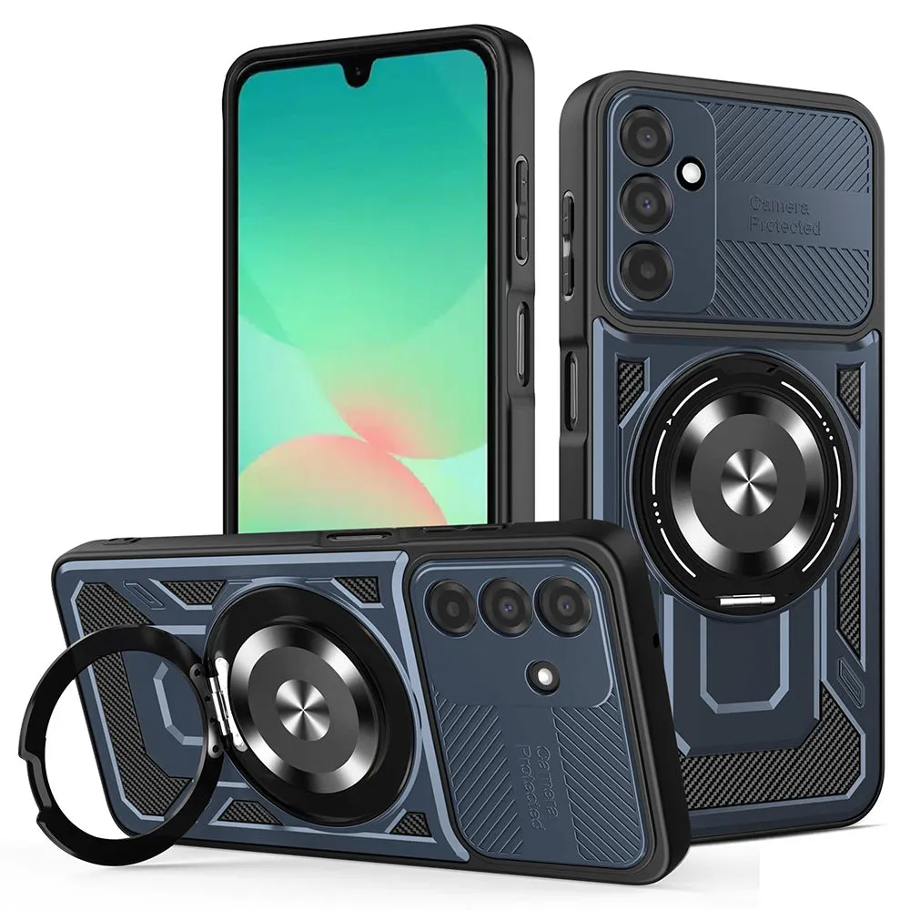 Custodia per Samsung Galaxy A26 A266, Techsuit, RuggedCam, Blu - immagine 1