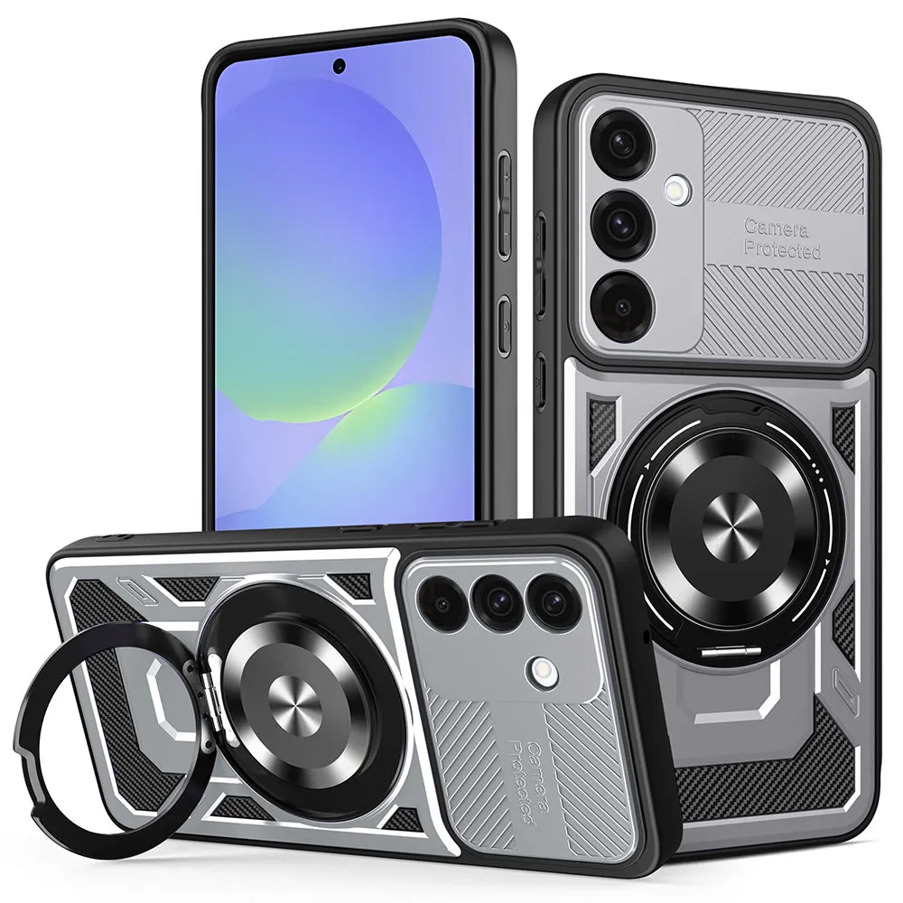 Custodia per Samsung Galaxy A56 A566 / A36 A366, Techsuit, RuggedCam, Grigio - immagine 1