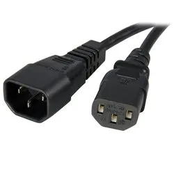 Cavo alimentazione Prolunga da C14 a C13 1m PXT1001M - immagine 1