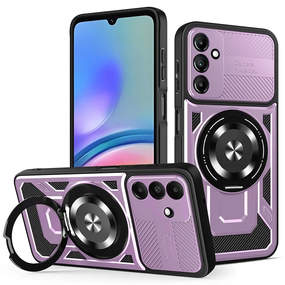 Custodia per Samsung Galaxy A05s A057, Techsuit, RuggedCam, Viola - immagine 1