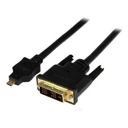 Cavo adattatore Video Micro Hdmi Dvi Black 1m HDDDVIMM1M - immagine 1