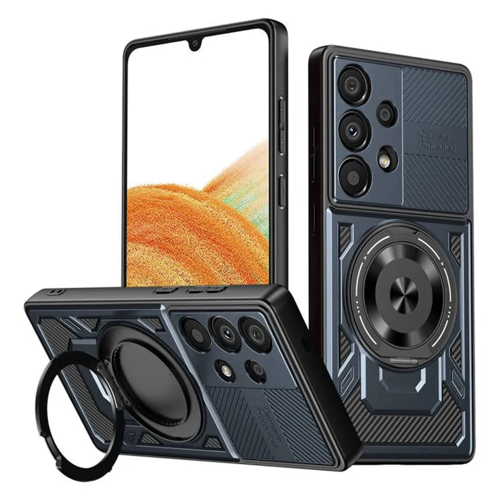 Custodia per Samsung Galaxy A33 5G A336, Techsuit, RuggedCam, Blu - immagine 1