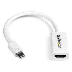 Adattatore video da Mini Displayport a Hdmi 4K White MDP2HD4KSW - immagine 1