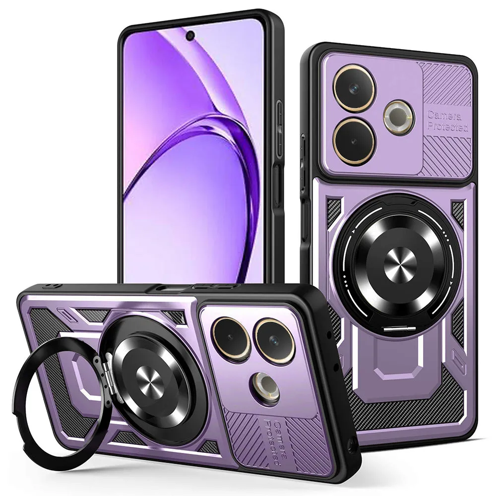 Custodia per Oppo A5 Pro 4G / A5 Pro, Techsuit, RuggedCam, Viola - immagine 1