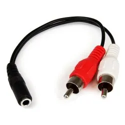 Cavo adattatore Audio Jack Rca 0,15m MUFMRCA - immagine 1