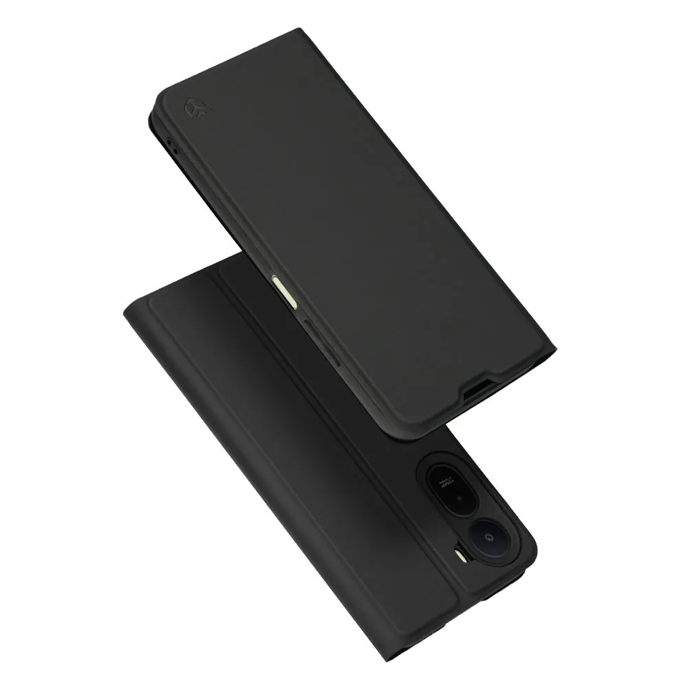 Custodia per Xiaomi Redmi A7 Pro 4G, Techsuit, Magskin Book, Nera - immagine 1